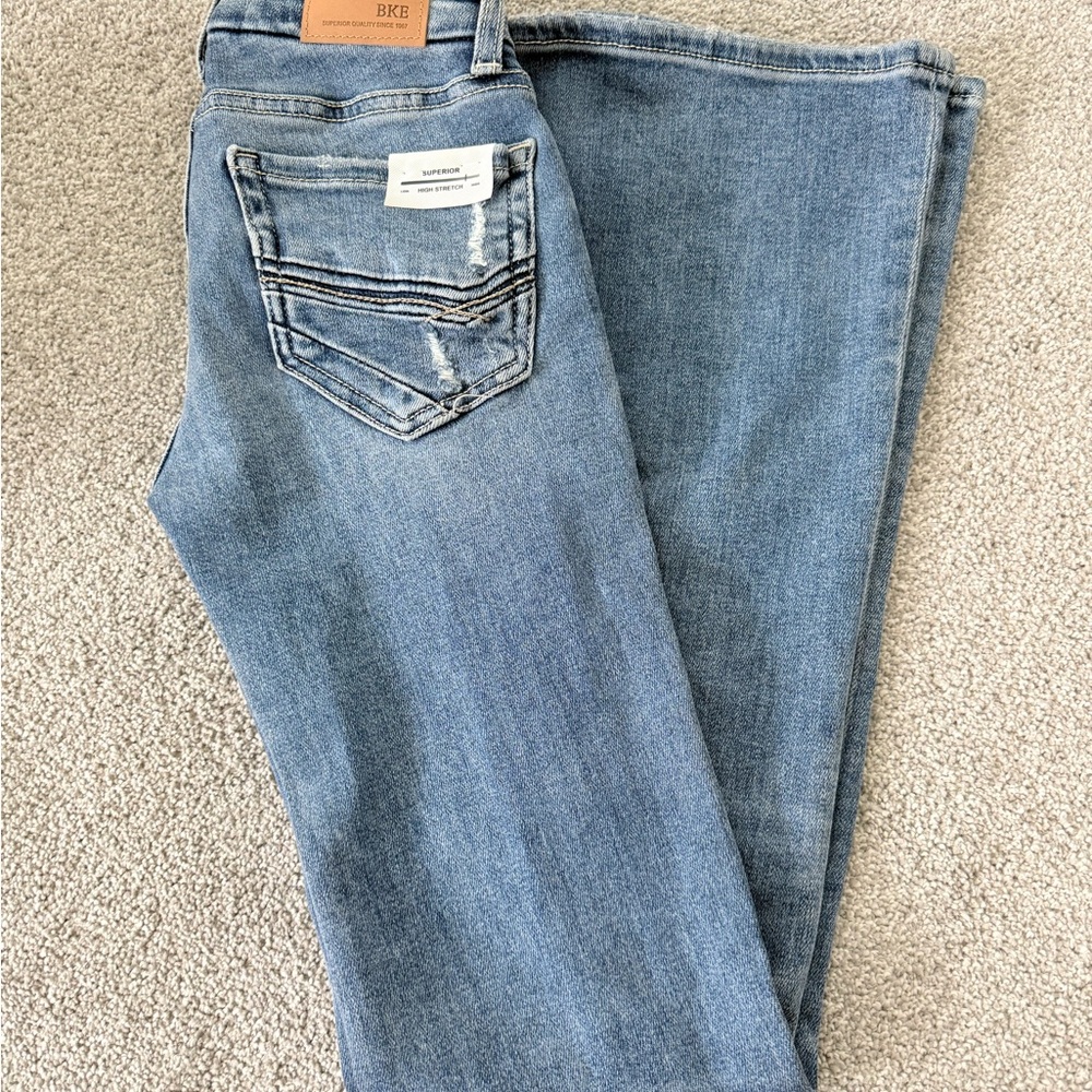 BKE Women's Light Blue Boot Cut Jeans